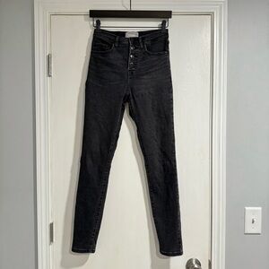 Everlane Authentic Stretch High-Rise Skinny Button Fly Jean